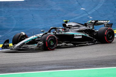  Andrea Kimi Antonelli (ITA) - Mercedes-AMG PETRONAS F1 Takımı - Mercedes W16 - Mercedes E Performansı Formula 1 MSC Cruises Grande Premio de Sao Paulo 2025, Sao Paulo, Brasil, Autodromo Jose Carlos Pace 6-9 Kasım 2025 tarihleri arasında. 21. Raunt