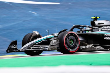  Andrea Kimi Antonelli (ITA) - Mercedes-AMG PETRONAS F1 Takımı - Mercedes W16 - Mercedes E Performansı Formula 1 MSC Cruises Grande Premio de Sao Paulo 2025, Sao Paulo, Brasil, Autodromo Jose Carlos Pace 6-9 Kasım 2025 tarihleri arasında. 21. Raunt