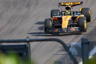  Lando Norris (GBR) - McLaren Formula 1 Takımı - McLaren MCL39 - Mercedes Formula 1 MSC Cruises Grande Premio de Sao Paulo 2025, Sao Paulo, Brasil, Autodromo Jose Carlos Pace 6-9 Kasım 2025 tarihleri arasında. 2025 FIA 'nın 21. Raundu