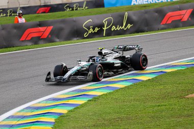  Andrea Kimi Antonelli (ITA) - Mercedes-AMG PETRONAS F1 Takımı - Mercedes W16 - Mercedes E Performans Formula 1 MSC Cruises Grande Premio de Sao Paulo 2025, Sao Paulo, Brasil, Autodromo Jose Carlos Pace