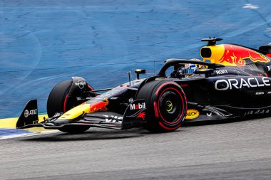  Max Verstappen (NED) - Oracle Red Bull Racing - Red Bull RB21 - Honda RBPT Formula 1 MSC Cruises Grande Premio de Sao Paulo 2025, Sao Paulo, Brasil, Autodromo Jose Carlos Pace 6-9 Kasım 2025 tarihleri arasında. Round 21 of 24 the 2025 FIA Formu