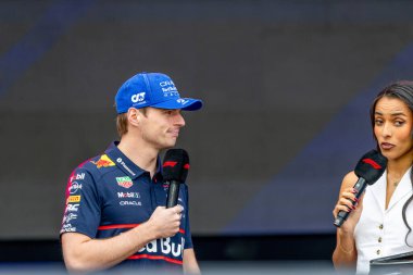  Max Verstappen (NED) - Oracle Red Bull Racing - Red Bull RB21 - Honda RBPT Formula 1 MSC Cruises Grande Premio de Sao Paulo 2025, Sao Paulo, Brasil, Autodromo Jose Carlos Pace 6-9 Kasım 2025 tarihleri arasında. Yuvarlak 