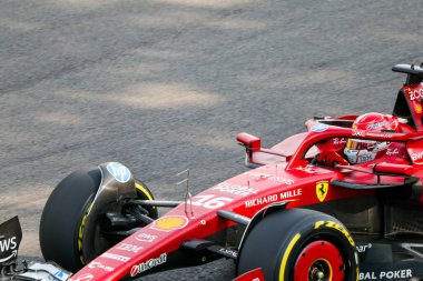  Charles Leclerc (MON) - Scuderia Ferrari - Ferrari SF-25 - Ferrari Formula 1 MSC Cruises Grande de de Sao Paulo 2025, Sao Paulo, Brasil, Autodromo Jose Carlos Pace 6-9 Kasım 2025 tarihleri arasında. Round 21 of 24 the 2025 FIA For