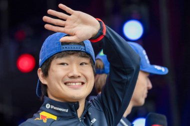  Yuki Tsunoda (JPN) - Oracle Red Bull Racing - Red Bull RB21 - Honda RBPT Formula 1 MSC Cruises Grande Premio de Sao Paulo 2025, Sao Paulo, Brasil, Autodromo Jose Carlos Pace 6-9 Kasım 2025 tarihleri arasında. 21. Raunt