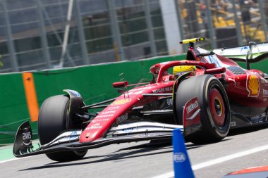  Lewis Hamilton (GBR) - Scuderia Ferrari - Ferrari SF-25 - Ferrari Formula 1 MSC Cruises Grande de de Sao Paulo 2025, Sao Paulo, Brasil, Autodromo Jose Carlos Pace 6-9 Kasım 2025 tarihleri arasında. 2025 FIA Biçiminin 21. Raundu