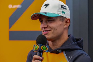  Lando Norris (GBR) - McLaren Formula 1 Takımı - McLaren MCL39 - Mercedes Formula 1 MSC Cruises Grande Premio de Sao Paulo 2025, Sao Paulo, Brasil, Autodromo Jose Carlos Pace 6-9 Kasım 2025 tarihleri arasında. 2025 FIA 'nın 21. Raundu