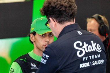 Gabriel Bortoleto (BRA) Formula 1 MSC Cruises Grande Premio de Sao Paulo 2025, Sao Paulo, Brasil, Autodromo Jose Carlos Pace 6-9 Kasım 2025 tarihleri arasında F1 Team Sauber. 2025 FIA Formula 1 Dünya Şampiyonu 'nun 21. Raundu