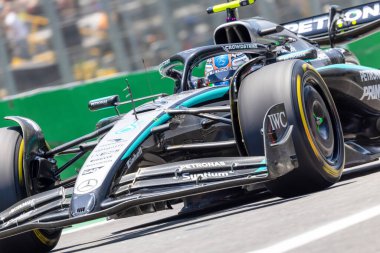  Andrea Kimi Antonelli (ITA) - Mercedes-AMG PETRONAS F1 Ekibi - Mercedes W16 - Mercedes E Performansı Formula 1 MSC Turları Grand de Sao Paulo 2025, Sao Paulo, Brasil, Autodromo Jose Carlos Pace 6-9 Kasım 2025 tarihleri arasında gerçekleşti.