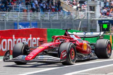  Charles Leclerc (MON) - Scuderia Ferrari - Ferrari SF-25 - Ferrari Formula 1 MSC Cruises Grande de de Sao Paulo 2025, Sao Paulo, Brasil, Autodromo Jose Carlos Pace 6-9 Kasım 2025 tarihleri arasında. Round 21 of 24 the 2025 FIA For