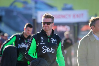 Nico Hulkenberg (GER) - Stake F1 Team Sauber - Sauber C45 - Ferrari Formula 1 Heineken Las Vegas Grand Prix 2025 Las Vegas Strip Pisti 'nde, 2025 FIA Formula 1 Dünya Şampiyonası' nın (20 Kasım) 22.-