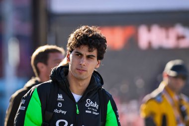 Gabriel Bortoleto (BRA) 2025 FIA Formula 1 Dünya Şampiyonası 'nın 22. Raundunun (20-23 Kasım 2025) öncesinde, Las Vegas Strip Pisti' nde düzenlenen Formula 1 Grand Prix 2025 Formula 1 'de F1 Team Sauber' ı ele geçirdi.).    