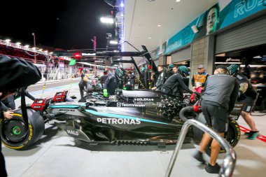 Mercedes-AMG Petronas F1 Takımı, Formula 1 Heineken Las Vegas Grand Prix 2025 Las Vegas Strip Circuit 'te 2025 FIA Formula 1 Dünya Şampiyonası' nın (20-23 Kasım 2025) 22.).    