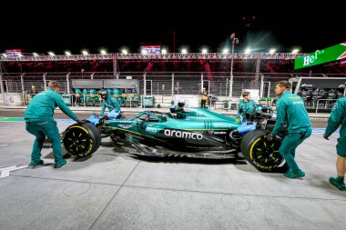 Aston Martin Aramco F1 Takımı, Formula 1 Heineken Las Vegas Grand Prix 2025 Las Vegas Strip Pisti 'nde 2025 FIA Formula 1 Dünya Şampiyonası' nın (20-23 Kasım 2025) 22.).    