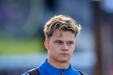 2025 FIA Formula 1 Dünya Şampiyonası 'nın (20-23 Kasım 2025) 22. turu öncesinde, Las Vegas Strip Circuit' te düzenlenen Formula 1 Grand Prix 2025 Cuma günü BWT Alpine F1 takımı).    