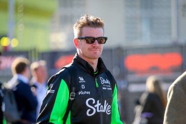 Nico Hulkenberg (GER) - Stake F1 Team Sauber - Sauber C45 - Ferrari Formula 1 Heineken Las Vegas Grand Prix 2025 Las Vegas Strip Pisti 'nde, 2025 FIA Formula 1 Dünya Şampiyonası' nın (20 Kasım) 22.-