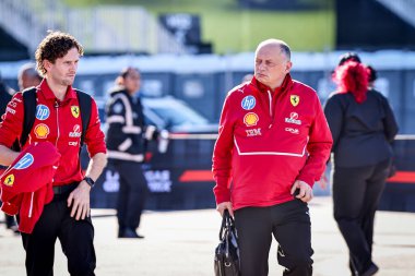 Frederic Vasseur (FRA) - Scuderia Ferrari F1 Takım Müdürü Formula 1 Heineken Las Vegas Grand Prix 2025 Las Vegas Strip Pisti 'nde 2025 FIA Formula 1 Dünya Şampiyonası' nın (20-23 Kasım 2025) 22.