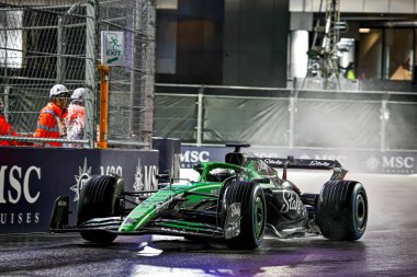Nico Hulkenberg (GER) - Stake F1 Team Sauber - Sauber C45 - Ferrari Formula 1 Heineken Las Vegas Grand Prix 2025 Las Vegas Strip Pisti 'nde, 2025 FIA Formula 1 Dünya Şampiyonası' nın 22. Raundu öncesinde (2 Kasım)