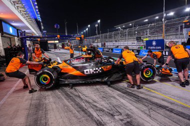 Oscar Piastri (AUS) - McLaren Formula 1 Takımı - McLaren MCL39 - Mercedes, Formula 1 Katar Havayolları Katar Grand Prix 2025, Losail Uluslararası Pist, 2025 FIA Formula 1 Dünya Şampiyonası 'nın 23. Raundu (No No.