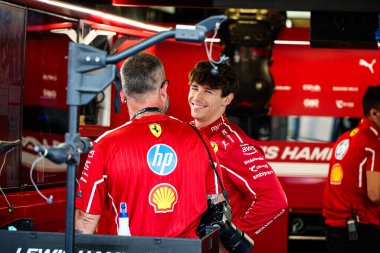 Arthur Leclerc (MON) Scuderia Ferrari Rezerv Sürücüsü Formula 1 Etihad Havayolları Grand Prix 2025 Abu Dabi Marina Pisti, Abu Dabi, Birleşik Arap Emirlikleri, 24. Raunt 'un 24.