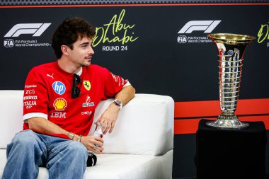 Charles Leclerc (MON) - Scuderia Ferrari - Ferrari SF-25 - Formula 1 Etihad Havayolları Basın Günü 