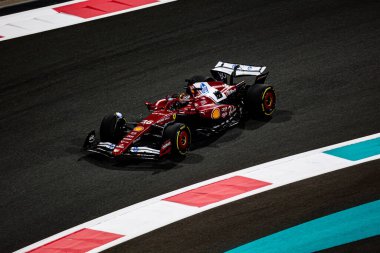 Charles Leclerc (MON) - Scuderia Ferrari - Ferrari SF-25 - Ferrari Formula 1 Etihad Airways Abu Dhabi Grand Prix 2025 tarihinde Abu Dabi, Birleşik Arap Emirlikleri 'nde 24.