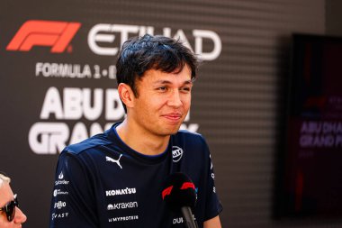Alexander Albon (THA) - Williams Yarışı - Williams FW47 - Mercedes Formula 1 Etihad Havayolları Grand Prix 2025 Abu Dabi Marina Pisti, Abu Dabi, Birleşik Arap Emirlikleri, 24. Raunt, Sezon Finali ve Dr.