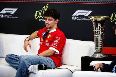 Charles Leclerc (MON) - Scuderia Ferrari - Ferrari SF-25 - Formula 1 Etihad Havayolları Basın Günü 