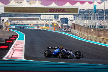 Carlos Sainz Jr. (ESP) - Williams Racing - Williams FW47 - Mercedes Formula 1 Etihad Airways Abu Dhabi Grand Prix 2025 Abu Dabi Marina Pisti, Abu Dabi, Birleşik Arap Emirlikleri, 24. 