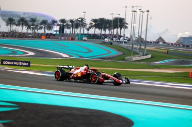 Charles Leclerc (MON) - Scuderia Ferrari - Ferrari SF-25 - Ferrari Formula 1 Etihad Airways Abu Dhabi Grand Prix 2025 Abu Dabi Marina Pisti yarışında 24. Sezon Finali ve 24.