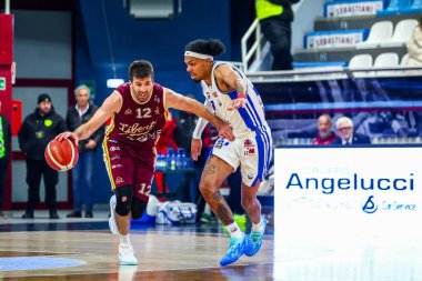 Ariel Filloy (ARG) - Bi.Emme Service Libertas Livorno Real Sebastiani Rieti vs Bi.Emme Service Libertas Livorno Stagione 2025-26 Campionato Italiano Pallacanestro - Eski Vahşi Batı Serie A2 Maschile - Round 17