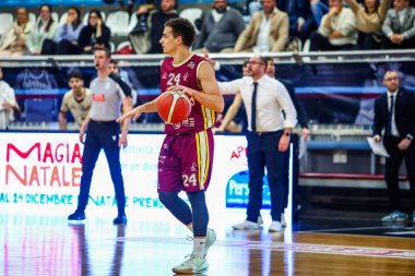 Lorenzo Penna (ITA) - Bi.Emme Service Libertas Livorno Real Sebastiani Rieti vs Bi.Emme Service Libertas Livorno Stagione 2025-26 Campionato Italiano Pallacanestro - Eski Vahşi Batı Serie A2 Maschile - Normal Mevsim, Round 17