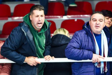 Destekçiler Real Sebastiani Rieti Bi.Emme Servisi Libertas Livorno Stagione 2025-26 Campionato Italiano Pallacanestro - Vahşi Batı Serisi A2 Maschile - Normal Mevsim, Round 17