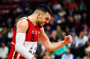 Tommaso Guariglia (ITA) - Real Sebastiani Rieti, Real Sebastiani Rieti 'ye karşı Valtur Brindisi Stagione 2025-26 Campionato Italiano Pallacanestro - Vahşi Batı Serie A2 Maschile - Normal sezon, Raund 15 - Fotoğraf Alessio De Marco