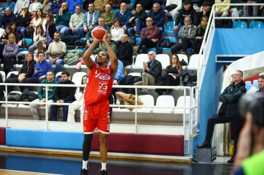 #12 Stewart Jr Wayne (ABD) - Gemini Üstadı Real Sebastiani Rieti vs Gemini Üstat - Stagione 2025-26 Campionato Italiano Pallacanestro - Eski Vahşi Batı Serisi A2 Maschile - Düzenli Mevsim