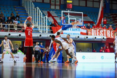 #0 Giordano Nicola (ITA) - Gemini Üstadı Real Sebastiani Rieti vs Gemini Üstat - Stagione 2025-26 Campionato Italiano Pallacanestro - Vahşi Batı Serie A2 Maschile - Düzenli Mevsim