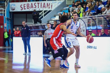 Mattia Palumbo (ITA) RSR Sebastiani Rieti, Real Sebastiani Rieti vs Gemini Mestre - Stagione 2025-26 Campionato Italiano Pallacanestro - Vahşi Batı Serie A2 Maschile - Normal sezon - Alessio De Marco