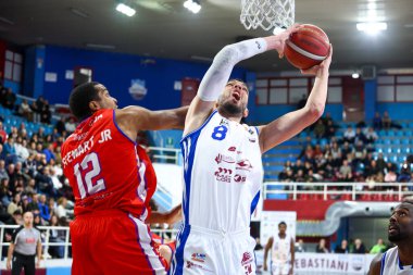 #8 Tommaso Guariglia (ITA) - RSR Sebastiani Rieti, Real Sebastiani Rieti vs Gemini Mestre - Stagione 2025-26 Campionato Italiano Pallacanestro - Vahşi Batı Serie A2 Maschile - Düzenli Mevsim