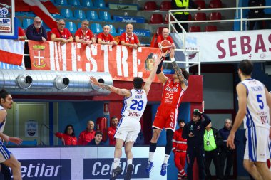 #45 Aromando Simone (ITA) - Gerçek Sebastiani Rieti 'nin Gemini Üstadı - Stagione 2025-26 Campionato Italiano Pallacanestro - Vahşi Batı Serisi A2 Maschile - Normal Mevsim - Alessio De Marco