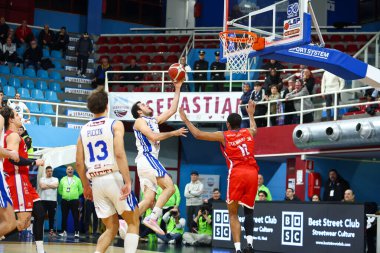 Mattia Palumbo (ITA) RSR Sebastiani Rieti, Real Sebastiani Rieti vs Gemini Mestre - Stagione 2025-26 Campionato Italiano Pallacanestro - Vahşi Batı Serie A2 Maschile - Normal sezon - Alessio De Marco