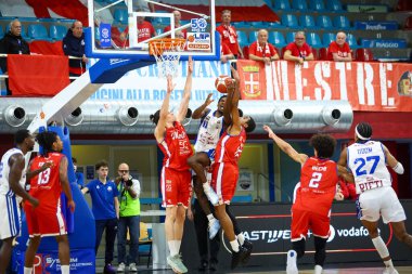 #11 Darius Perry (ABD) - RSR Sebastiani Rieti, Real Sebastiani Rieti 'ye karşı Gemini Mestre - Stagione 2025-26 Campionato Italiano Pallacanestro - Vahşi Batı Serisi A2 Maschile - Normal sezon - Alessio De Marco