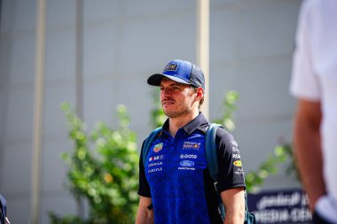 (3) Max Verstappen (NED) - Oracle Red Bull Racing - Red Bull RB22 - Red Bull Ford, Bahreyn 'deki Bahreyn Uluslararası Pisti' nde düzenlenen 2026 FIA Formula 1 Dünya Şampiyonası 'nın ilk sezon öncesi ilk resmi test oturumunun 2. gününde. Üç...