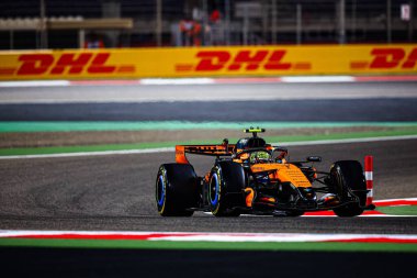 (1) Lando Norris (GBR) - McLaren Mastercard F1 Team - McLaren MCL40 - Mercedes, Bahreyn, Bahreyn 'deki Bahreyn Uluslararası Pisti' nde düzenlenen 2026 FIA Formula 1 Dünya Şampiyonası 'nın sezon öncesi ilk resmi test oturumunun 2. gününde. Üç.-