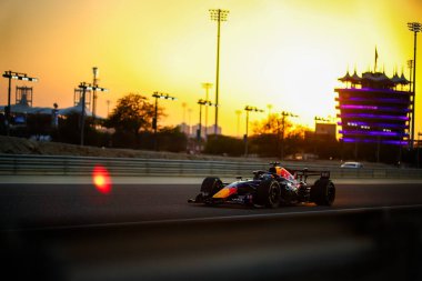 (3) Max Verstappen (NED) - Oracle Red Bull Racing - Red Bull RB22 - Red Bull Ford 2026 FIA Formula 1 Dünya Şampiyonası 'nın ilk resmi sezon öncesi oturumu sırasında Bahreyn, Bahra Uluslararası Pisti' nde gerçekleştirildi.