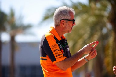 Alessandro Alunni Bravi (ITA) McLaren Mastercard F1 Takımı, Bahreyn, Bahreyn 'deki Bahreyn Uluslararası Pisti' nde düzenlenen 2026 FIA Formula 1 Dünya Şampiyonası 'nın ilk sezon öncesi resmi test oturumunun 5 Şubat' ında oynanmıştır. Üç günlük testler.