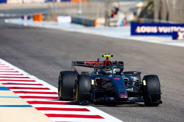 (5) Gabriel Bortoleto (BRA) - Audi Revolut F1 Team - Audi AR01 - Audi, Bahreyn 'deki Bahreyn Uluslararası Pisti' nde düzenlenen 2026 FIA Formula 1 Dünya Şampiyonası 'nın ilk sezon öncesi resmi test oturumunun olduğu gün (19 Şubat). Üç...