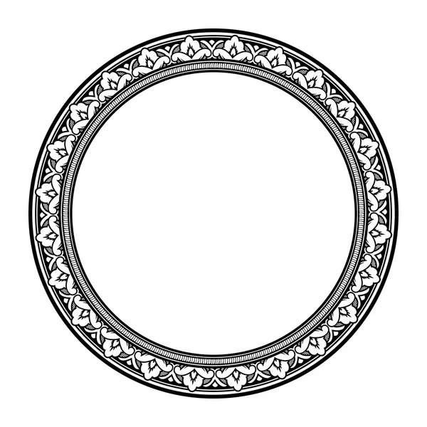 圆形复古框架 — 图库矢量图片