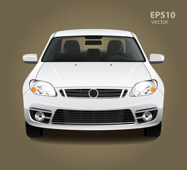 Car front view — Stock Vector