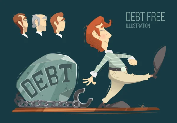 Darmowe ilustracji długu — Wektor stockowy