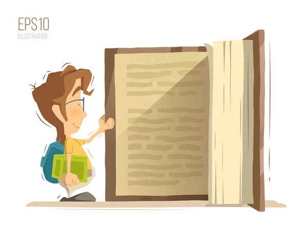 Libro de niños grandes — Vector de stock