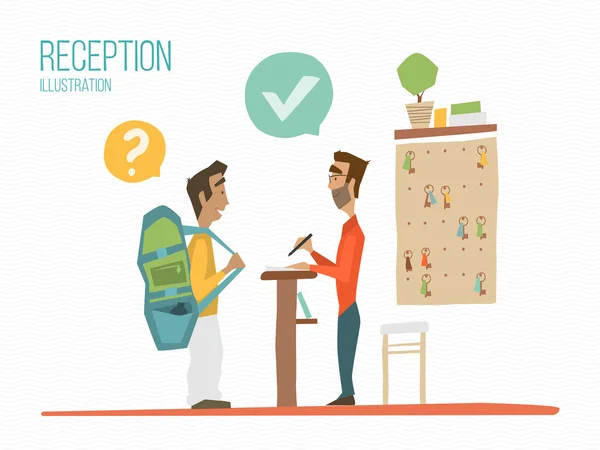 Reception color illustration